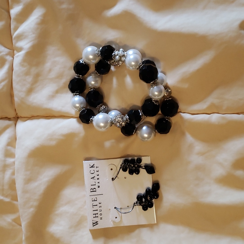 White House Black Market bracelets and earrings